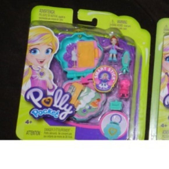 Mattel Toys Polly Pocket Tiny Go Compact Playsets Accessories